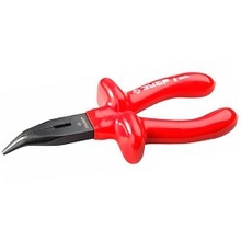 ЗУБР Тонкогубцы "МАСТЕР" "ЭЛЕКТРИК" изогнутые диэлектрические, высоковольтные до ~1000В, 160мм [2214-4-16_z02]