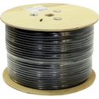 Exegate EX256750RUS Кабель FTP 4 пары кат.5e Exegate 100% медь,24AWG,  экран, внешн. прокладка, без троса, бухта 305м, черн., PE