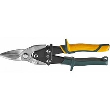 KRAFTOOL Ножницы по металлу рычажные высокомощные "Alligator" 260мм, прямые, кованая Cr-MO сталь, холоднокатанная сталь – 1,2мм, нерж.сталь – 0,8мм [2328-S]