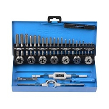 Набор метчиков и плашек ЗУБР "МАСТЕР", сталь 9ХС, 32 предмета [28129-H32_z01]