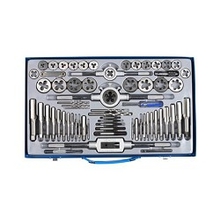 ЗУБР Набор "ЭКСПЕРТ" с металлореж. инструментом,метчики однопроход. и плашки,оснастка, экстракторы-в метал.боксе 65пред. [28118-H65_z01]