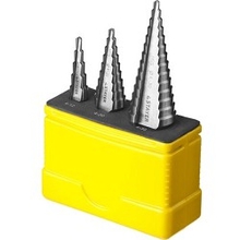 Набор STAYER "MASTER": Ступенчатые сверла по сталям и цвет.мет., сталь HSS, d=4-12мм,5 ступ. d 4-20 мм 9 ступ., d 4-30мм 14ступ. [29660-4-30-H3]