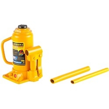 Домкрат гидравлический бутылочный "RED FORCE", 10т, 230-460 мм, STAYER 43160-10 [43160-10_z01]