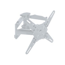 Kromax ATLANTIS-45 white, Кр. стал. наст. для TV 22"-65", max 45 кг, 5 ст св., нак. +5°-15°, пов. 160°, от ст. 55-470 мм, max VESA 400x400 мм