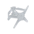 Kromax ATLANTIS-45 white, Кр. стал. наст. для TV 22"-65", max 45 кг, 5 ст св., нак. +5°-15°, пов. 160°, от ст. 55-470 мм, max VESA 400x400 мм