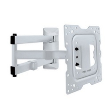 Kromax DIX-18 white, Кр. стал. наст. для TV 22"-65", max 40 кг, 5 ст св., нак. ±15°, пов. 180°, от ст. 66-605 мм, max VESA 400x400 мм.