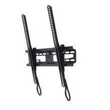 Kromax FLAT-4 new black, наст. для TV 22"-65", max 55 кг, 1 ст св., нак. +3°-10°, от ст. 42 мм, max VESA 400x400 мм.