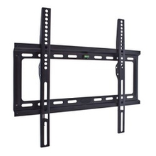 Kromax IDEAL-3 new black,  Кр. стал. наст. для TV 22"-65", max 50 кг, 0 ст св., от ст. 23 мм, max VESA 400x400 мм.