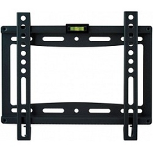 Kromax IDEAL-5 new black,  Кр. стал. наст. для TV 15"-47", max 35 кг, 0 ст св., от ст. 20 мм, max VESA 200x200 мм.