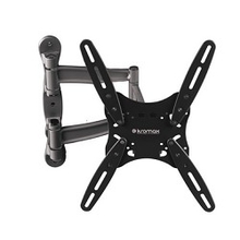 Kromax TECHNO-5 grey, Кр. алюм. наст. для TV 15"-55", max 35 кг, 5 ст св., нак. 15°, пов. 180°, от ст. 87-497 мм, max VESA 400x400 мм.