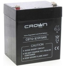 Crown Аккумулятор CBT-12-5 (12V, 5Ah) Crown Аккумулятор CBT-12-5 (12V, 5Ah)