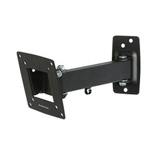 Kromax OPTIMA-103 black {Кронштейн для LED/LCD телевизоров 10"-28", max 25 кг, настенный, 3 ст свободы, наклон +5°-12°, поворот ±90°, от стены 68.5-225 мм, max VESA 100x100 мм}