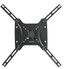 Kromax OPTIMA-402 black {Кронштейн для LED/LCD телевизоров 15"-55", max 25 кг, настенный, 3 ст свободы, наклон +5°-12°, поворот ±30°, от стены 68.5 мм, max VESA 400x400 мм,}