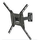 Kromax OPTIMA-403 black {Кронштейн для LED/LCD телевизоров 15"-55", max 25 кг, настенный, 3 ст свободы, наклон +5°-12°, поворот ±90°, от стены 68.5-225 мм, max VESA 400x400 мм}