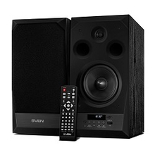 SVEN АС MC-20, чёрный (90 Вт, FM-тюнер, USB/microSD, дисплей, ПДУ, Bluetooth, Optical)