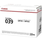 Canon Cartridge 039BK 0287C001  Тонер-картридж черный для i-SENSYS LBP351x/352x. Чёрный. 11 000 страниц. 