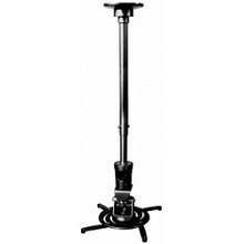 Cactus CS-VM-PR01L-BK черный Кронштейн для проектора макс.10кг настенный и потолочный поворот 