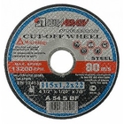 ЛУГА Круг отрезной абразивный по металлу для УШМ, 115х1,6х22,2мм [3612-115-1.6]