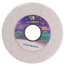 ЛУГА Круг заточной абразивный, электрокорунд белый, зерно 60, 200х20, посадка 32мм [3655-200-20]