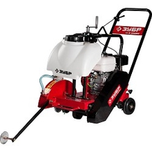 ЗУБР "ПРОФЕССИОНАЛ"ЗШБ-350 Х  Швонарезчик [ЗВПБ-20 ГХ] {бензиновый, диск 350 (25.4)мм, рез 115мм, бак для воды, двигатель Honda GX160, 4.0кВт, 69.5кг}