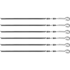 Шампуры GRINDA "BARBECUE", угловые, в чехле, 450мм, 6шт [427750]