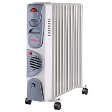 Ресанта ОМ-12НВ [67/3/12] Масляный радиатор { 2,4кВт с вентилятором, 450?240?630, 12 секций,10,кг }