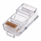 Gembird Вилка RJ-45 (8P8C) универсальная. кат.5e. со сквозным отверстием  (100 шт.) (LC-PTU-01/100)