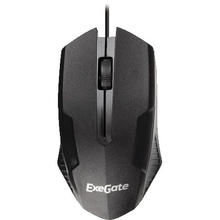 Exegate EX264096RUS Мышь Exegate SH-9025  <black, optical,  3btn/scroll, 1000dpi, USB>, Color box