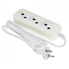 BURO Сетевой удлинитель 3 розетки,1.5 метра, (BU-PSL3.1/W), белый (пакет ПЭ) {475331}