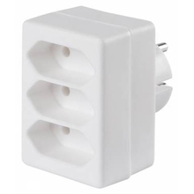 BURO Сетевой разветвитель 3 розетки (BU-PS3F-W), белый (пакет ПЭ) {352750}