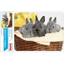 Коврик для мыши Buro BU-M40092 рисунок/кролики [291852]