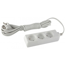 СТАРТ (4670012297734) Удлинитель 3 розетки  С/УД S 3x5  ШВВП/Р16-010 .Без заземления. Сечение провода 2х0,75 мм2. Длина провода 5 м.