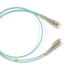 Hyperline FC-D2-503-SC/­PR-SC/­PR-H-1M-LSZH-AQ Патч-корд волоконно-оптический (шнур) MM 50/­125(OM3), SC-SC, 2.0 мм, duplex, 10G/­40G, LSZH, 1 м