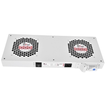 ЦМО Модуль вентиляторный, 2 вентилятора с терморегулятором R-FAN-2T 