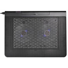 BURO Подставка для ноутбука 17"398x300x29mm 2xUSB 2x 140mmFAN 926г металлическая сетка/пластик черный (BU-LCP170-B214)
