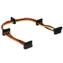Cablexpert Кабеля питания SATA, 4x15pin(M)/15pin(F), 40см (CC-SATAMF-03) Cablexpert Кабеля питания SATA, 4x15pin(M)/15pin(F), 40см (CC-SATAMF-03)
