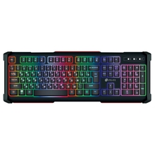 Oklick 717G черный/серый USB Multimedia LED [476395]