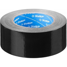 ЗУБР Армированная лента, Профессионал 12096-50-50, универсальная, влагостойкая, 48мм х 45м, черная [12096-50-50]