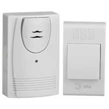 ЭРА Б0018093 Звонок беспроводной C61 {32 мелодии полифония, динамик с индикатором, радиус 100 м}