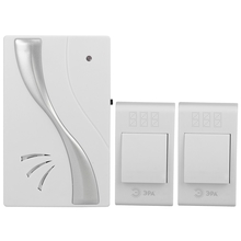 ЭРА Б0019877 Звонок беспроводной TWIN-B {32 мелодии полифония, радиус 100 м}