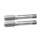 Метчики ЗУБР "ЭКСПЕРТ" машинно-ручные, комплектные для нарезания метрической резьбы в сквозных отверстиях, М20х2,5, 2шт [4-28007-20-2.5-H2]