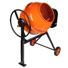 Вихрь [74/1/3] Бетомешалка БМ-140 { 600 вт,  венец/чугун,  оъем-160 л,  отверстие бар.-375мм }