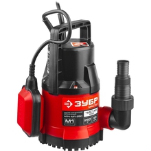 ЗУБР [НПЧ-М1-250] Насос М1 погружной { дренажный для чистой воды (диаметр частиц до 5 мм), 250Вт, пропуск. способ. 90л/мин, напор 6м, провод 7м }