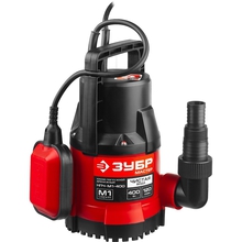 ЗУБР [НПЧ-М1-400] Насос М1 погружной { дренажный для чистой воды (диаметр частиц до 5 мм), 400Вт,пропуск. способ. 120л/мин, напор 7м, провод 7м }