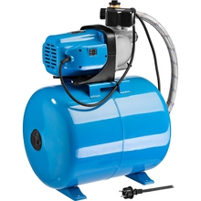 ЗУБР "МАСТЕР" [НАС-М3-1200-50] Станция насосная { автоматическая, 1200Вт, пропускная способность 63л/мин, напор 46м, бак 50л }