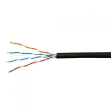 SkyNet Кабель UTP outdoor, медный, FLUKE TEST, кат.5e, однож., (305м) box, черный [CSL-UTP-4-CU-OUT]