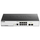 D-Link DGS-3000-10L/B1A Управляемый коммутатор 2 уровня с 8 портами 10/100/1000Base-T и 2 портами 1000Base-X SFP