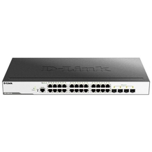 D-Link DGS-3000-28L/B1A Управляемый коммутатор 2 уровня с 24 портами 10/100/1000Base-T и 4 портами 1000Base-X SFP