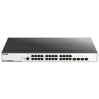 D-Link DGS-3000-28L/B1A Управляемый коммутатор 2 уровня с 24 портами 10/100/1000Base-T и 4 портами 1000Base-X SFP