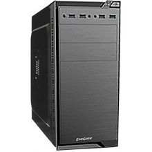 Exegate EX272749RUS Корпус Minitower Exegate QA-412U Black, mATX, <без БП>, 2*USB+2*USB3.0, Audio Exegate EX272749RUS Корпус Minitower Exegate QA-412U Black, mATX, <без БП>, 2*USB+2*USB3.0, Audio